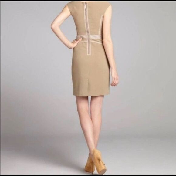 Rebecca Taylor SandStone Linen Short Casual Dress - Picture 2 of 3